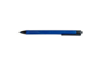 Blue pen on transparent background