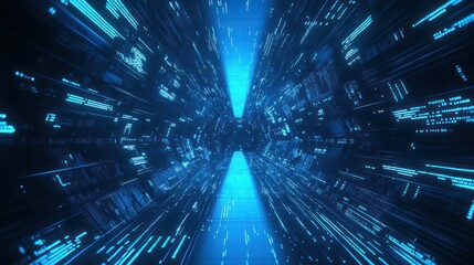 Digital Tunnel of Lights