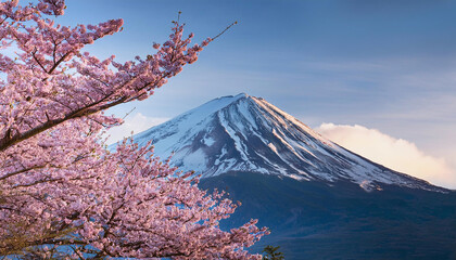 桜と富士山