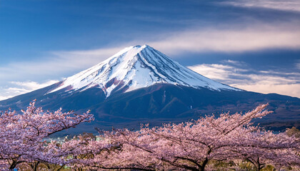 桜と富士山