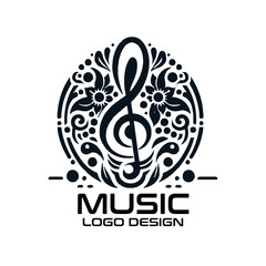 Music Vector Logo Design