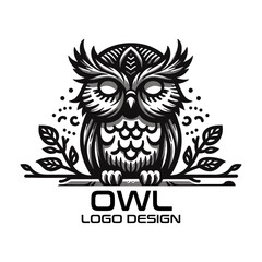 Owl Vector Logo Design