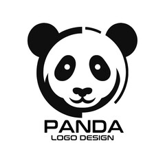 Panda Vector Logo Design
