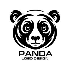 Panda Vector Logo Design
