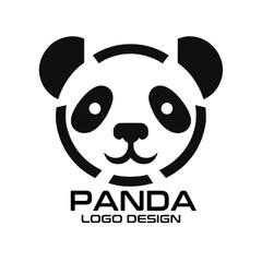 Fototapeta premium Panda Vector Logo Design 