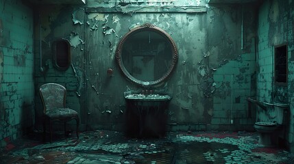 A Glimpse into Time: An Abandoned Bathroom