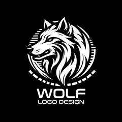 Wolf Vector Logo Design