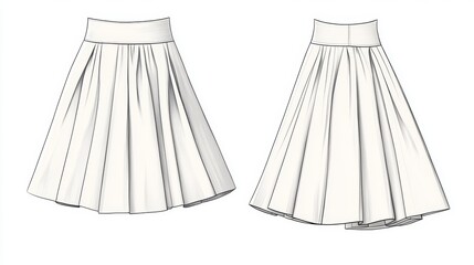 Ultra detailed, photorealistic fashion design sketch of a flowing maxi dress with a deep V-neckline