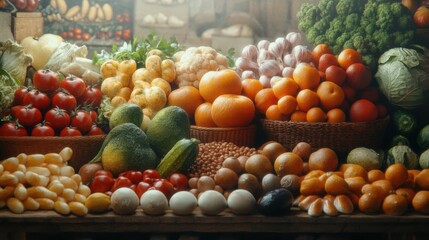 vegetables and fruits