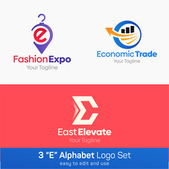 Alphabet Logo Template Set. Good for Business, Agency, Community and Organization