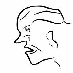 profile of a person