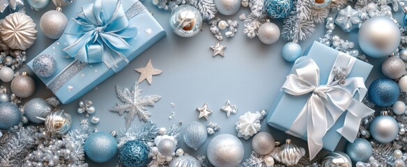 The Blue Holiday Gift Arrangement