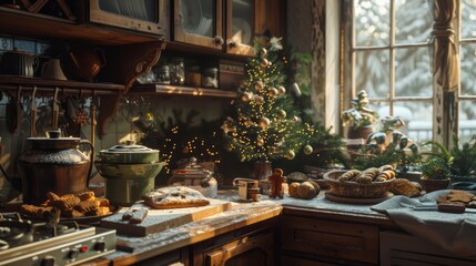 Christmas in Majorna: A Cozy Kitchen Scene
