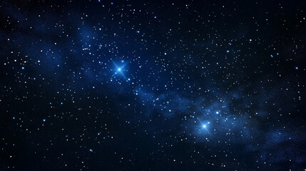 Fototapeta premium Photorealistic Night Sky with Ursa Major Constellation