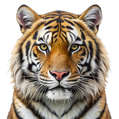 Obraz premium Tiger on Transparent Background. PNG. 