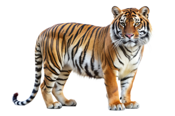 Tiger on Transparent Background. PNG. 