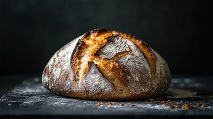 Freshly Baked Sourdough Loaf