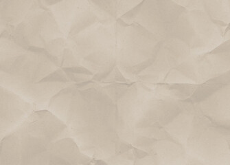 Beige crumpled paper texture background, Vintage paper background, Old paper texture