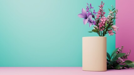 3D Illustration of a Quiz Question Panel with Progress Bar and Space for Question Text