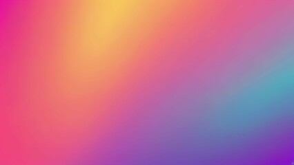 Obraz premium Abstract gradient background with hues of pink, yellow and blue.