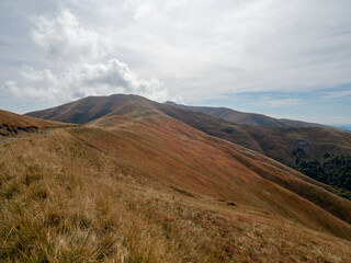 View of the Baiului Mountains, Romania