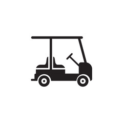 golf cart icon symbol sign vector
