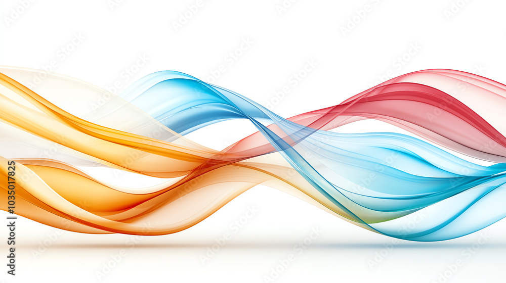 Poster dynamic energy in flowing smooth arcs a vibrant color journey through movement and motion