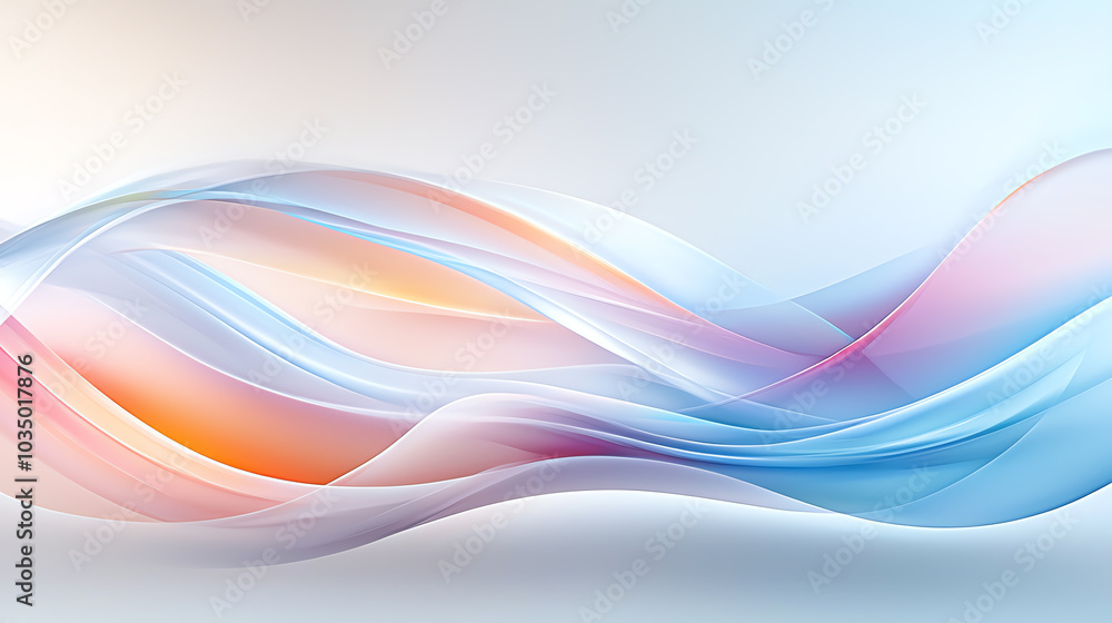 Poster dynamic energy in flowing smooth arcs a vibrant color journey through abstract design