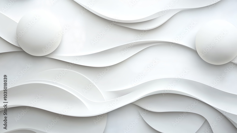 Poster intricate patterns of interconnected smooth lines a visualization of soft elegance and fluidity in d
