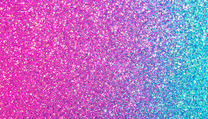 ピンクと水色のグラデーション、グリッターテクスチャーの背景