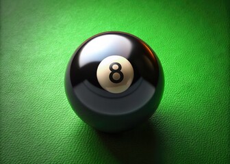 The Eightball on the table embodies decision-making, providing mystical insights that guide us through our life's choices, prompting reflection on our uncertain journeys.
