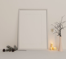 christmas tree in a room