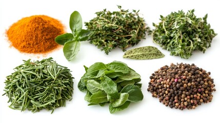 Assorted Culinary Herbs and Spices