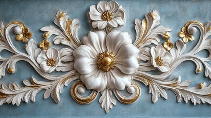 Ornate Floral Wall Decor