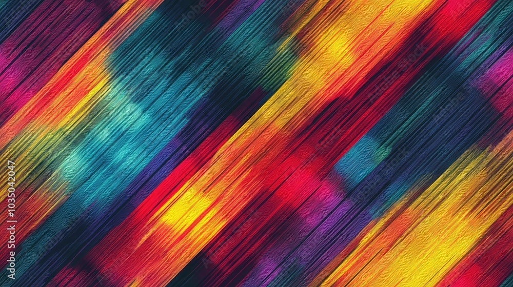 Poster abstract textured background vibrant graphic illustration intersecting striped pattern for fabric ga