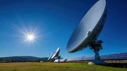 Satellite Dishes and Solar Panels