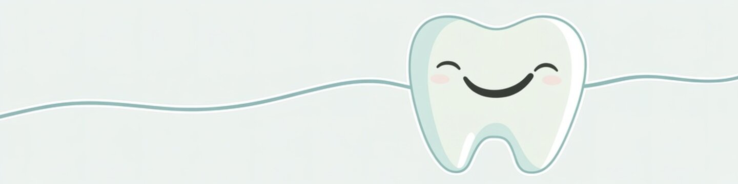 happy tooth cartoon dental care background clip art preview