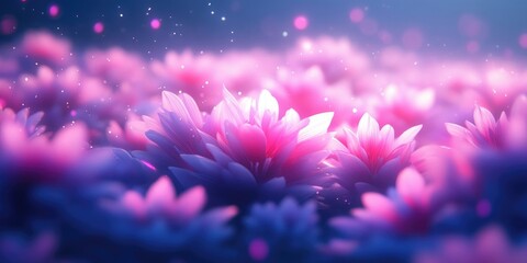 Delicate pink and white blooms thrive in warm weather, showcasing the beauty of nature with a soft focus effect