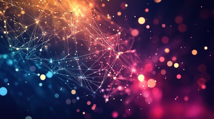 Obraz premium Abstract Colorful Background with Light and Lines