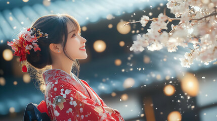 japanese women in winter