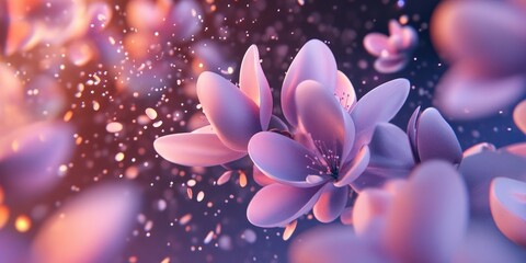 Delicate small flower petals, Soft small flower petals