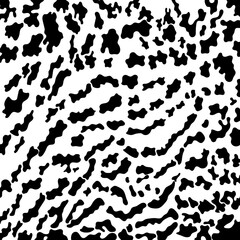 Abstract animal skin tiger, cheetah, Jaguar, panther, leopard, seamless pattern design. Black and white seamless camouflage background.