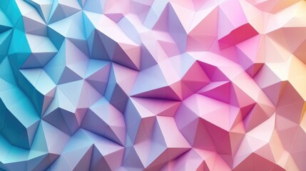 Obraz premium Low Poly Triangular Pattern Background