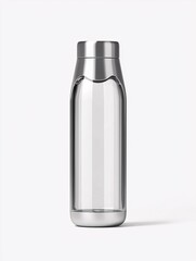 A stylish steel water bottle elegantly displayed against a clean backdrop, highlighting its functional design for daily hydration.