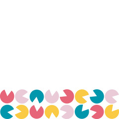 Obraz premium Geometric Mosaic Footer