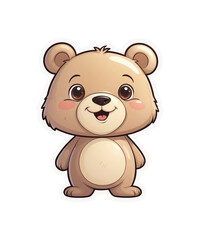 Fototapeta premium Cute Animal Stickers png 