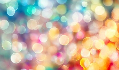 Obraz premium Blurred colorful lights, bokeh background.