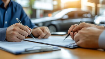 Business Agreement Signing