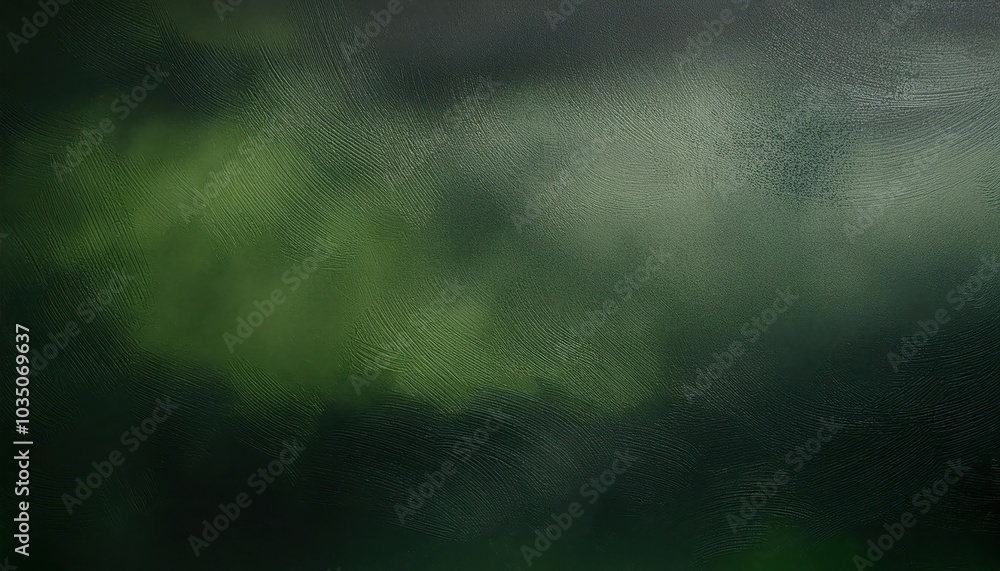 Poster Textured Forest Green Canvas with Subtle Brush Strokes. Nature Inspired Abstract Background for Elegant Poster or Banner Design with Atmospheric Depth and Ample Copy Space for Text or Branding