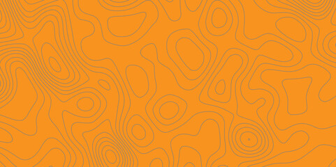 Line topography map seamless pattern mountain hiking trail over terrain trendy modern background, color texture vector contour topographic map geographic mountain relief abstract lines background.